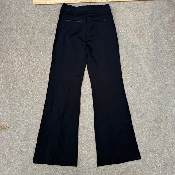 SPANX 20252T The Pant in Black Knit Ponte Hi-Rise Flare XL Tall NWT 20252T - Picture 3 of 11